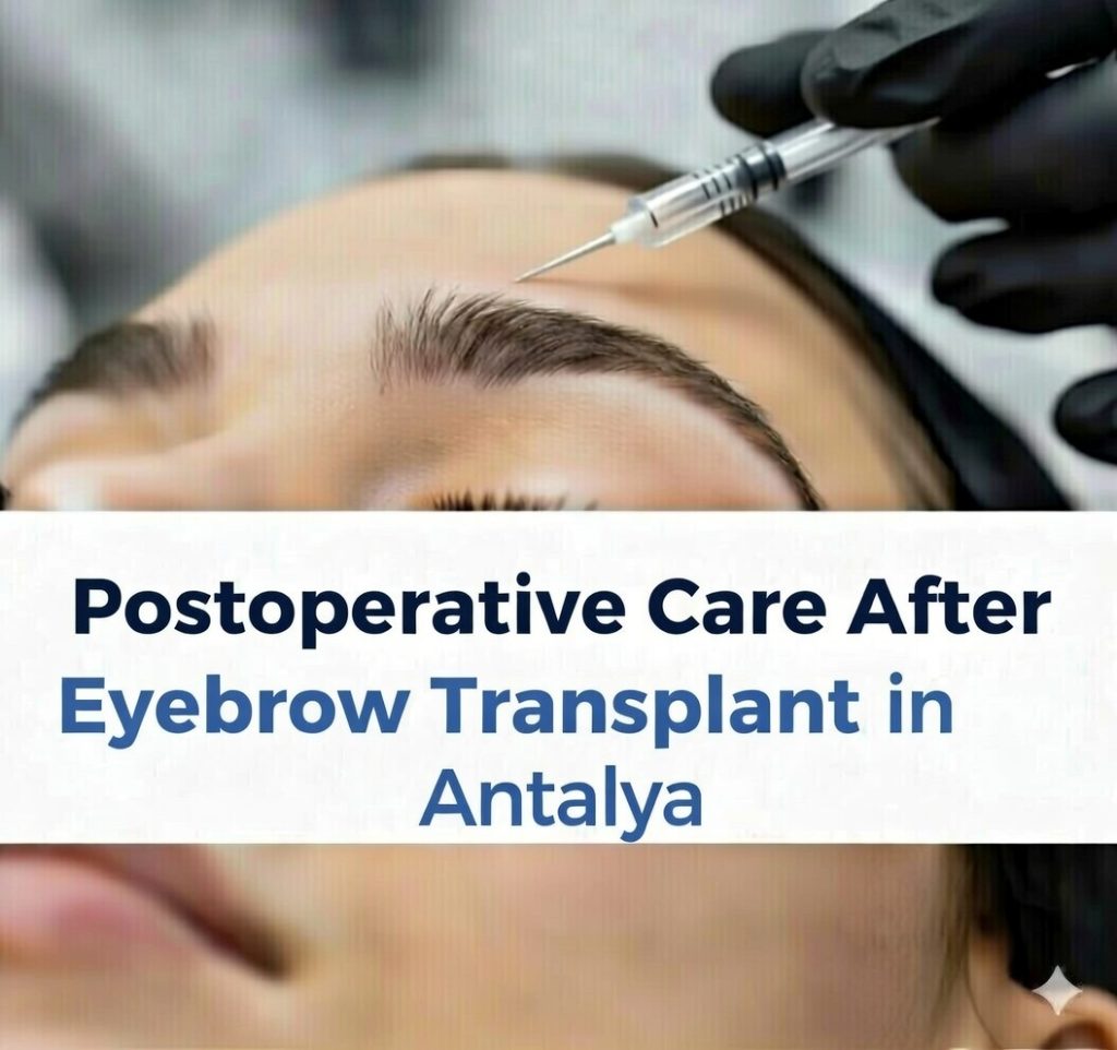 Postoperative Care After Eyebrow Transplant in Antalya