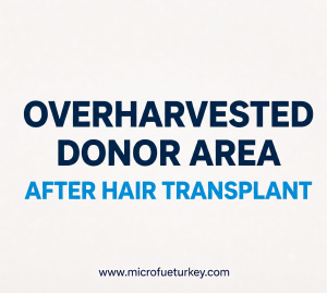 Overharvested Donor Area After Hair Transplant