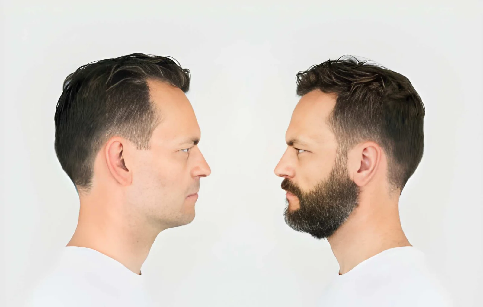 Density blending in patchy beard & scar camouflage