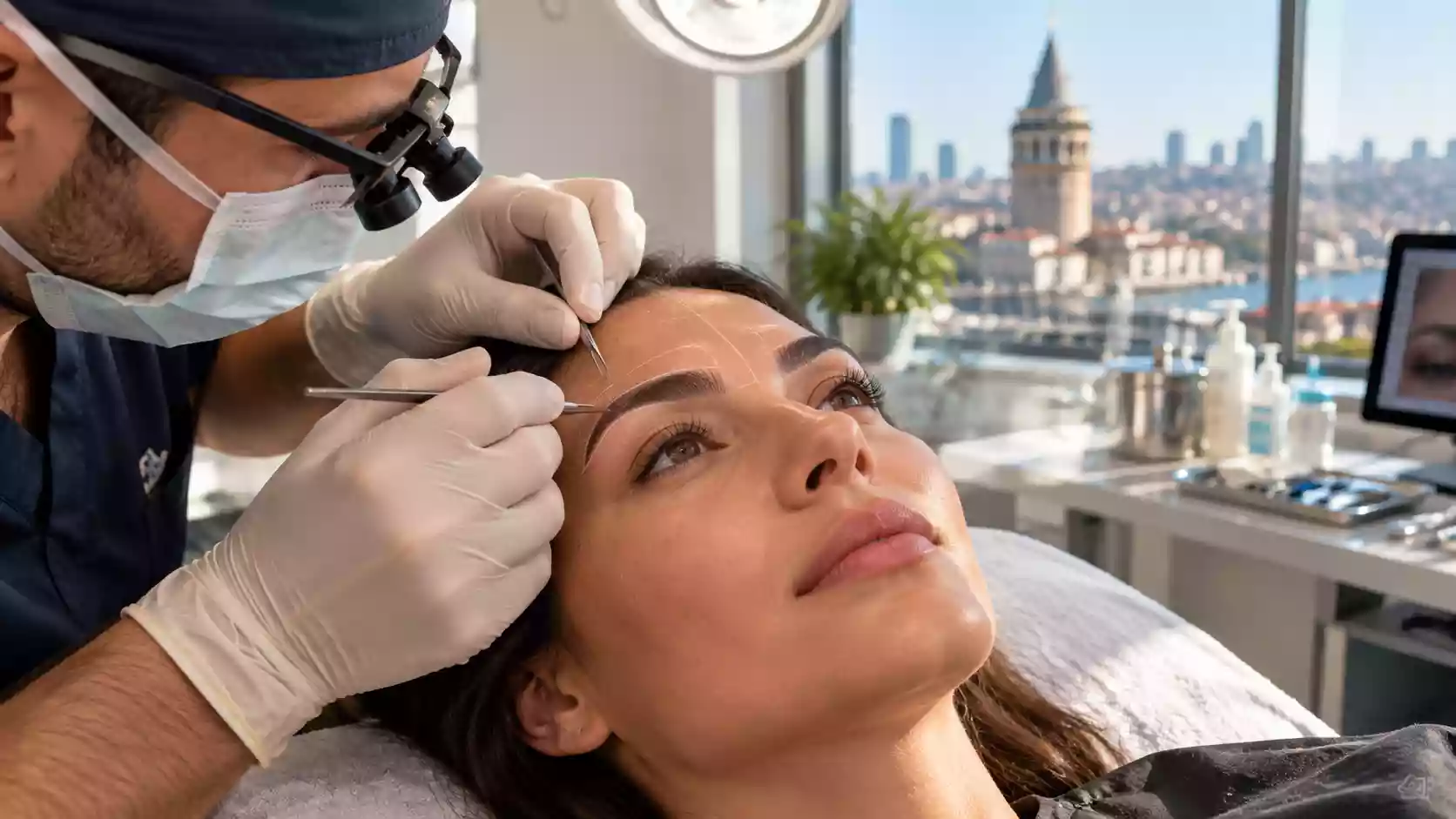Eyebrow Transplant Procedure in Taksim