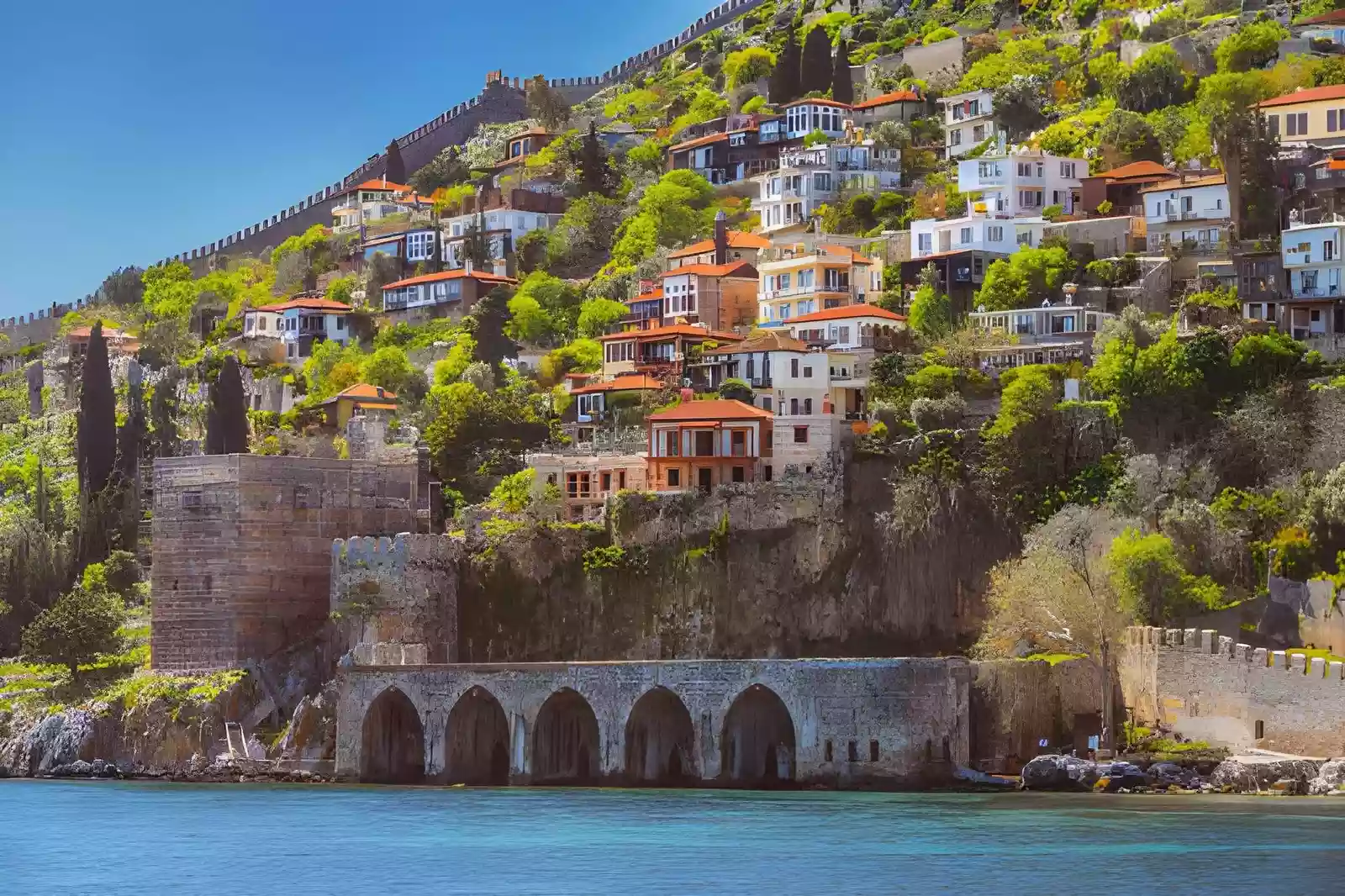 Alanya Area Guide ancient castle peninsula view