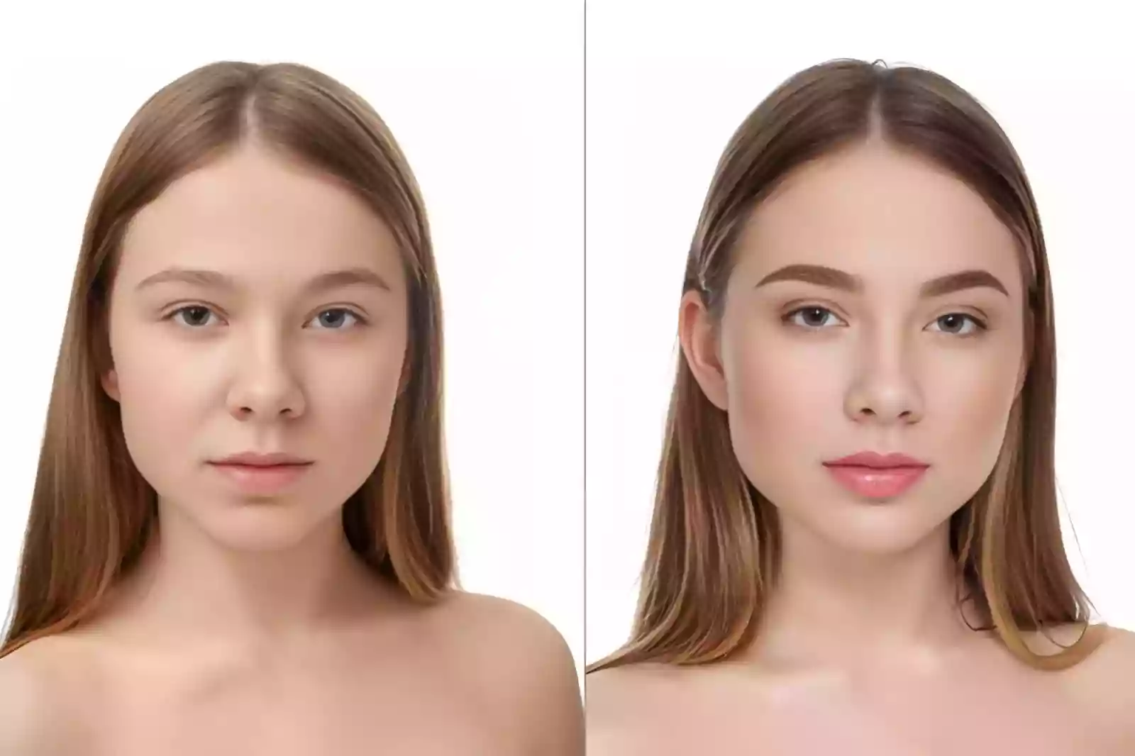 Mature 12 month eyebrow transplant before and after results